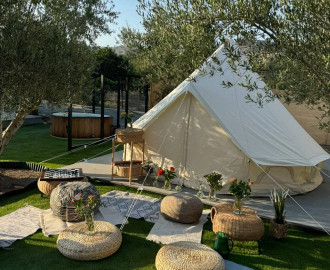 20% discount on unforgettable vacation in Safari tent from Geometry Park